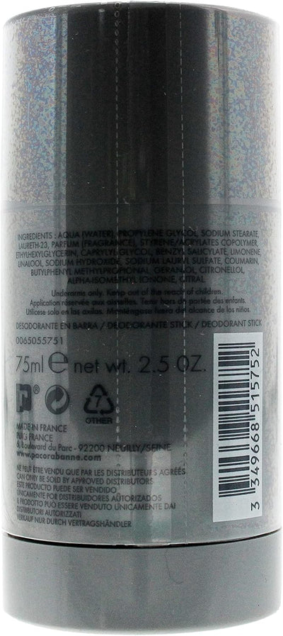 Paco Rabanne Invictus Deodorant Stick for Men, 75 ml paco rabanne