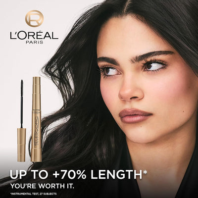 L'Oréal Paris Mascara, Telescopic Original Mascara to Achieve Dramatic Length and Definition, Up to +71 Percent Lengthening Effect, Smudge-Resistant and Long-Wearing Formula for Up to 36H Wear, 8ml ‎L'Oréal
