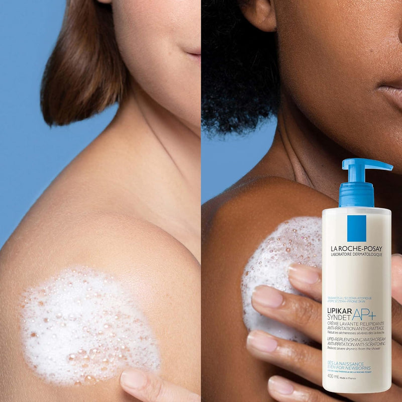 La Roche-Posay Lipikar Syndet AP+ Soothing Cream Wash For Eczema And Atopic Skin 400ml La Roche-Posay