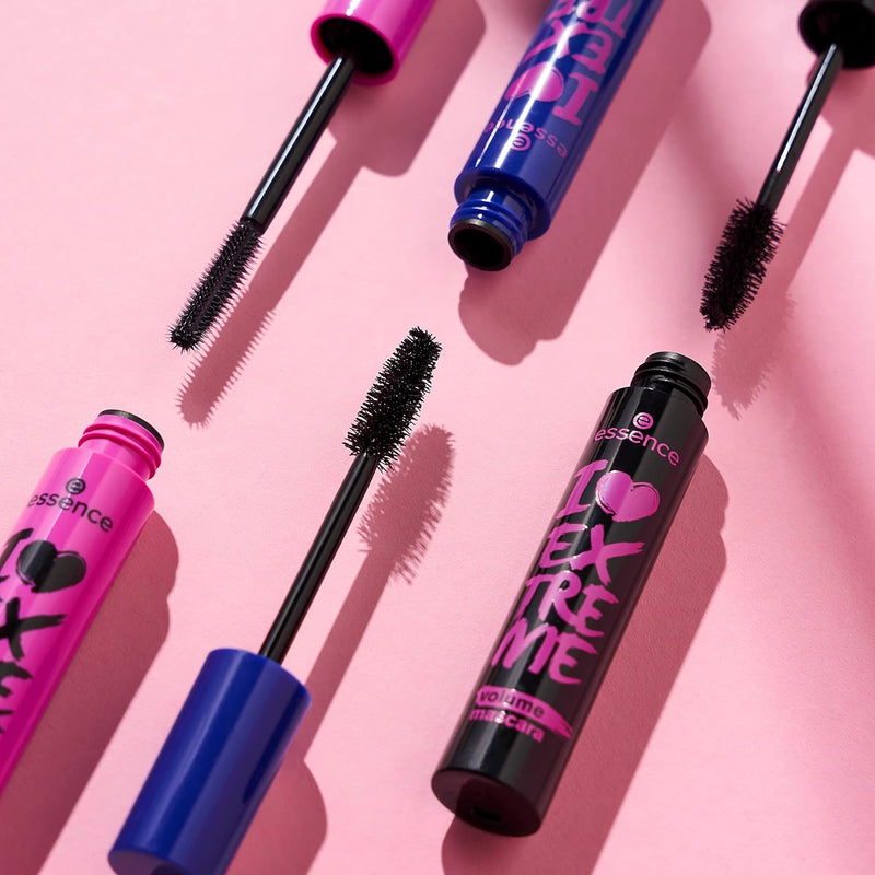 ESSENCE I LOVE EXTREME WATERPROOF VOLUME MASCARA - BLACK, 12ml. Greenwize