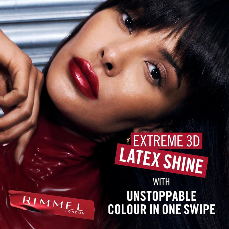 Rimmel Thrill Seeker Lip Latex, 150 Magnetic, Ultra-Smooth Finish, Lasts All Day, Transfer-Proof, Infused with Aloe Vera, Hyaluronic Acid and Vitamin E, Diamond-Like Shape Applicator, Vegan Rimmel