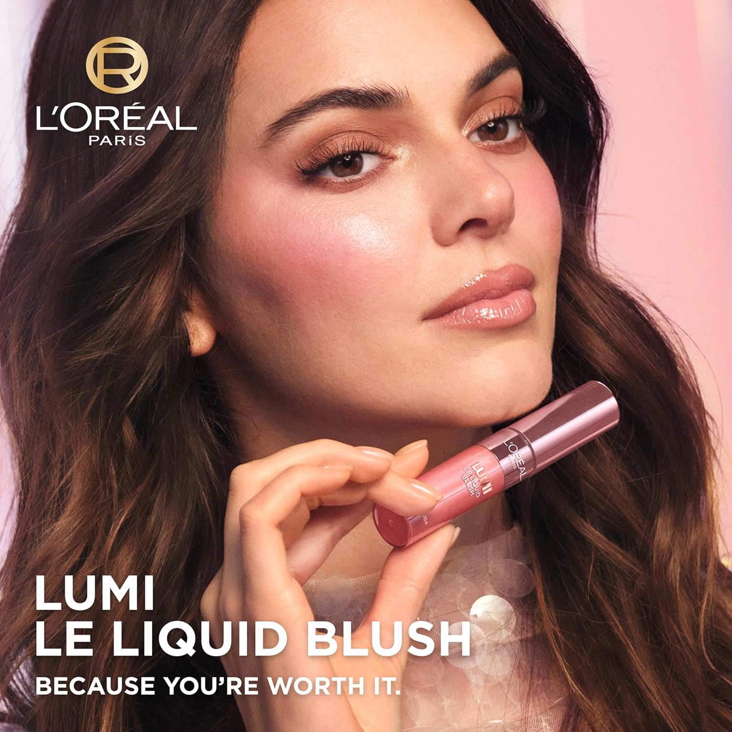 L'Oréal Paris Lumi Le Liquid Blush, Lightweight Radiant Colour & Glowy Finish Blush, 630 Glowy True Rose L'Oreal Paris