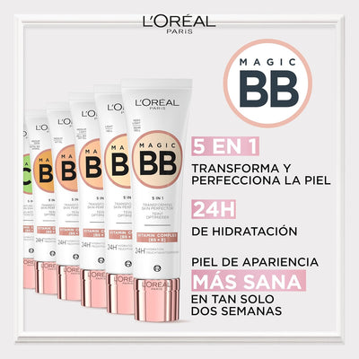 L'Oréal Paris, Moisturizing and Unifying Tinted Cream, With Vitamins B5 and E, Hydrated Skin Up to 24 Hours, With SPF 20, 03 Medium Light, 30 ml (packaging may vary) Greenwize