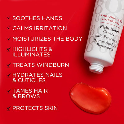 Elizabeth Arden Eight Hour Cream Skin Protectant for Face and Body (30ml), Soothes and Hydrates Skin, Original Scent Greenwize