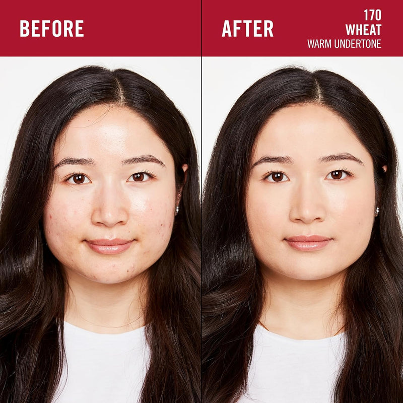 Rimmel Lasting Finish 35Hr Foundation 170 Wheat, Full Coverage, Hydrating, SPF20, Hyaluronic Acid, Vitamin E, 2% Niacinamide, All Day Wear, Vegan, Cruelty Free Foundations