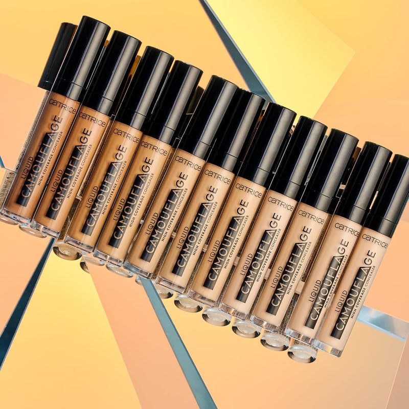 Catrice Liquid Camouflage High Coverage Concealer, No. 048, Nude, Long-Lasting, for Dry Skin, for Blemished Skin, for Combination Skin, Vegan, Oil-Free, Waterproof, Alcohol-Free, Pack of 1 (5 ml) Greenwize