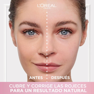 L'Oréal Paris, Moisturizing and Unifying Tinted Cream, With Vitamins B5 and E, Hydrated Skin Up to 24 Hours, With SPF 20, 03 Medium Light, 30 ml (packaging may vary) Greenwize