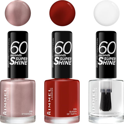 Rimmel 60 Seconds Super Shine Nail Polish, Queen of Tarts Rimmel