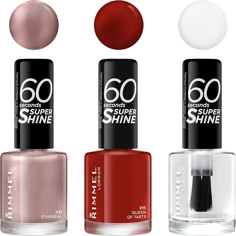 Rimmel 60 Seconds Super Shine Nail Polish, Queen of Tarts Rimmel