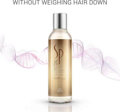 Wella SP System Professional Luxeoil Keratin Protect Shampoo Pack of 1 (1 x 200 ml) Greenwize