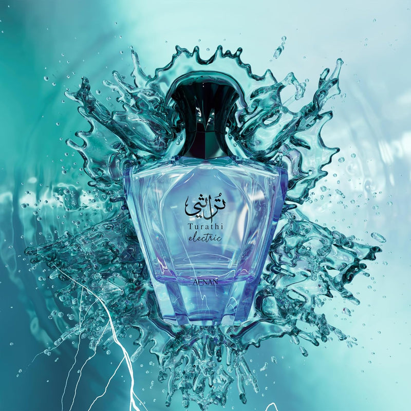 Afnan Turathi Electric Unisex Eau de Parfum Perfume Fragrance Spray Bottle 90ml Greenwize