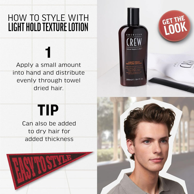 American Crew Light Hold Texture Lotion - 250ml American Crew