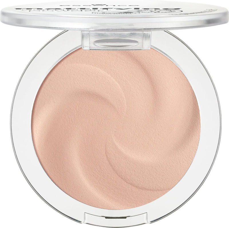 essence cosmetics Mattifying Compact Powder, No. 11 Pastel Beige, Nude, for Combination Skin, for Dry Skin, for Blemished Skin, Mattifying, Matte, Vegan, Nanoparticles Free (12 g) Greenwize