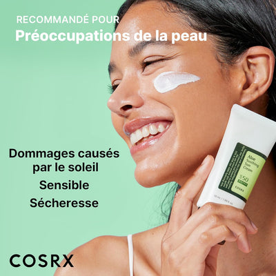COSRX Aloe Soothing Sun Cream SPF 50+++, Daily Hydrating Sunscreen for Dry Sensitive Skin, UVA&UVB Protection, No White Marks, Sun Moisturiser, Korean Sunscreen, Korean Skincare COSRX Store