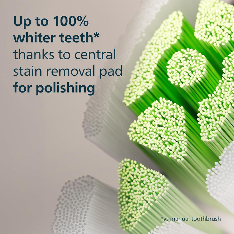 Philips Sonicare W2 Optimal White, Genuine Replacement Toothbrush Heads, White, 8 Pack, HX6068/87 Philips