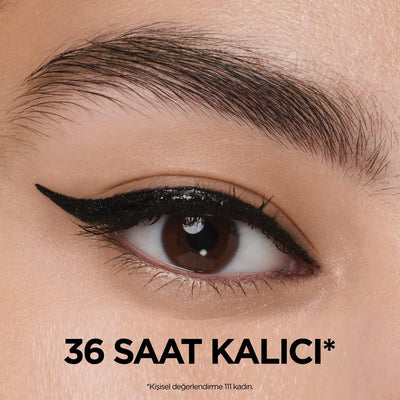 Maybelline New York Tattoo Liner Liquid Eyeliner by Tattostudio - 710 |Inked, Black Maybelline
