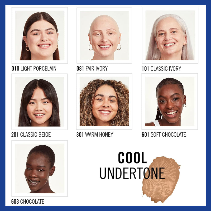 Rimmel Match Perfection Foundation 100 Ivory, Medium Coverage, 24hr Hydration, No Caking or Creasing, Lightweight, Reduces Imperfections, Invisible Coverage, SPF20, Cruelty Free Rimmel