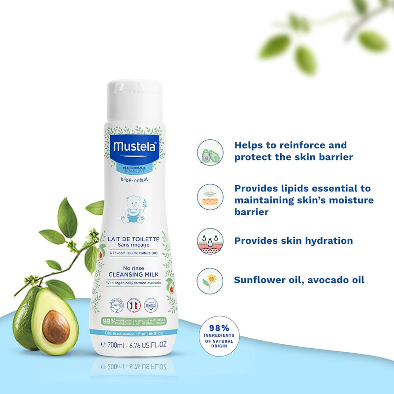 Mustela - Mustela No-Rinse Cleansing Water - 200ml Greenwize