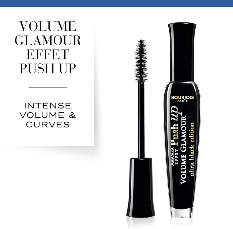 Bourjois Volume Glamour Effet Push Up Volumizing and Curling Mascara 31 Ultra Black, 7ml Greenwize