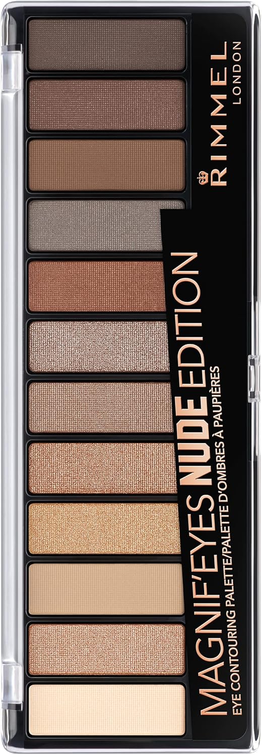 Rimmel Magnif'eyes Nude Edition Eyeshadow Palette, 12 shade, Cream Rimmel
