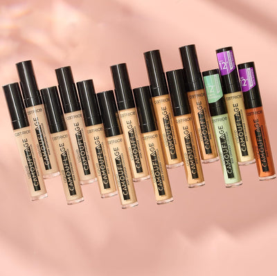 Catrice Liquid Camouflage High Coverage Concealer, No. 048, Nude, Long-Lasting, for Dry Skin, for Blemished Skin, for Combination Skin, Vegan, Oil-Free, Waterproof, Alcohol-Free, Pack of 1 (5 ml) Greenwize
