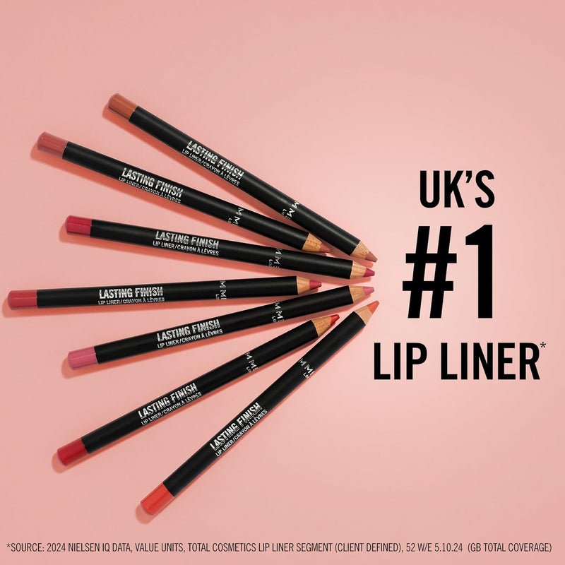 Rimmel Lasting Finish 8HR Lip Liner, Shade Cappuccino, 1.2 g Rimmel