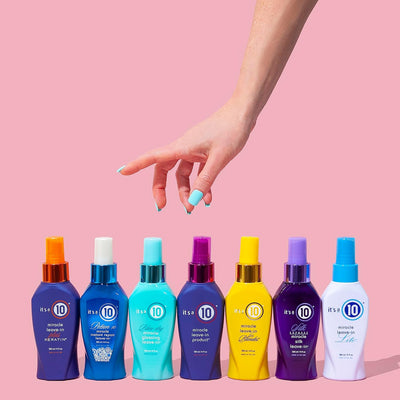 It's a 10 Haircare - Miracle Leave-In Product Spray, Natural Ingredients, Smoothes & Eliminates Frizz, Restores Shine, Colour Safe, Natural Ingredients, 295ml Greenwize
