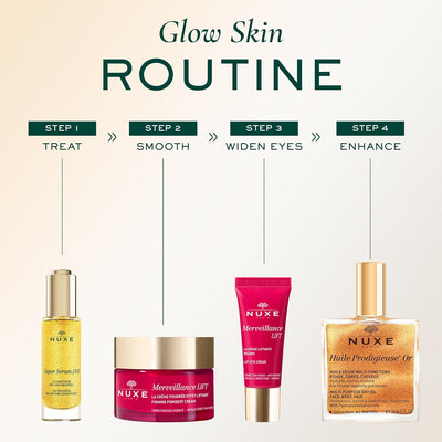 NUXE Huile Prodigieuse Shimmering Dry Oil 100ml, Illuminating Multi-Purpose Oil, With Gold-Flecked Glow for Face, Body & Hair, Softens & Enhances, Vegan Formula Greenwize