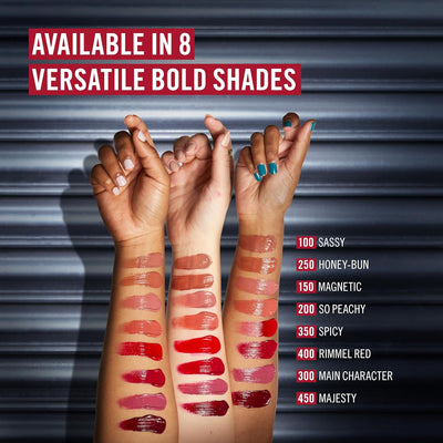 Rimmel Thrill Seeker Lip Latex, 150 Magnetic, Ultra-Smooth Finish, Lasts All Day, Transfer-Proof, Infused with Aloe Vera, Hyaluronic Acid and Vitamin E, Diamond-Like Shape Applicator, Vegan Rimmel
