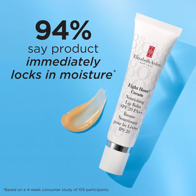 Elizabeth Arden Eight Hour Cream Nourishing Lip Balm SPF 20, 14.8ml, Long-lasting Moisture & Conditioning, Sun Protection for Dry Lips, Unisex Greenwize