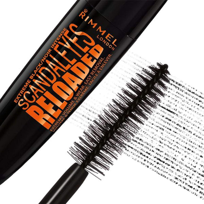 Rimmel London Scandaleyes Reloaded Volumising Mascara, Extreme Black, 12 ml Greenwize