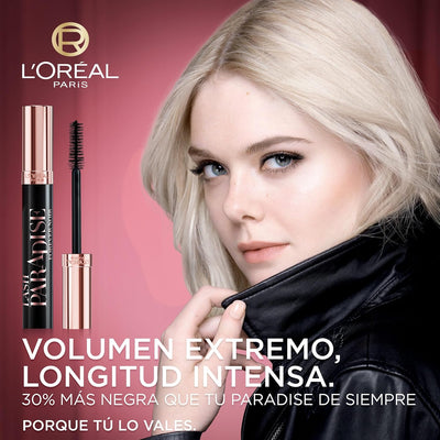 L'Oréal Paris, Paradise Forever Noir Mascara, Ultra intense black pigments for 20X intense volume and upto 36hour wear. L'Oréal Paris
