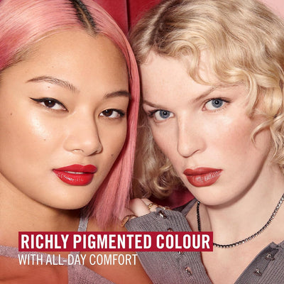 Rimmel Lasting Finish Lipstick 904 Pink Frosting, Creamy Satin Finish, Long Lasting 8 HR Wear, Comfortable Formula, Rich Pigment Rimmel