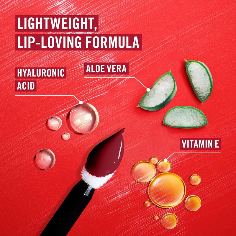 Rimmel Thrill Seeker Lip Latex, 150 Magnetic, Ultra-Smooth Finish, Lasts All Day, Transfer-Proof, Infused with Aloe Vera, Hyaluronic Acid and Vitamin E, Diamond-Like Shape Applicator, Vegan Rimmel