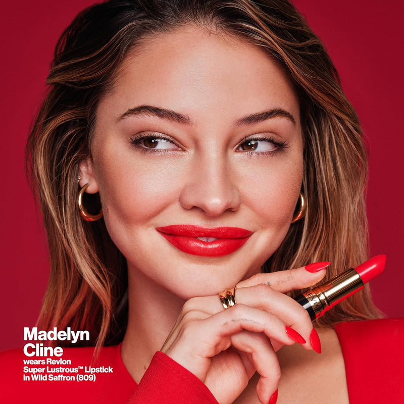 Revlon Super Lustrous Lipstick, High Impact Lipcolour With Moisturising Creamy Formula, Infused With Vitamin E And Avocado Oil In Nude / Brown, Bare Affair (044) Revlon