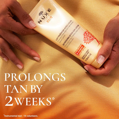 Nuxe Sun Refreshing After-Sun Lotion 200ml, Soothing After-Sun Moisturiser, Repairs & Hydrates Skin After Exposure, Prolongs Tan for Up to 2 Weeks, Vegan Formula Greenwize