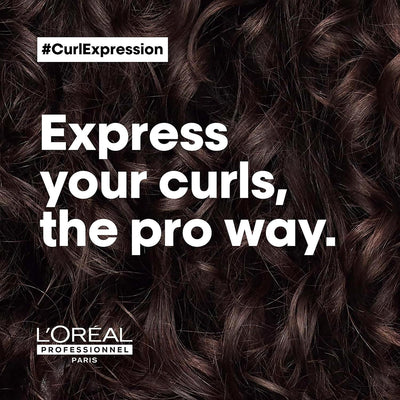 L'Oréal Professionnel Moisturising & Hydrating Shampoo, For Curly & Coily Hair, With Glycerin, Urea H and Hibiscus Seed Extract, Serie Expert Curl Expression, 300 ml L'Oréal Professionnel Paris