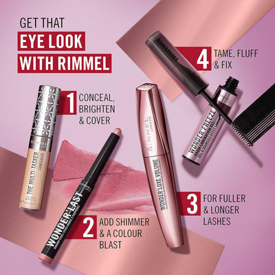 Rimmel Wonder'Last Shadow Stick, 003 Copper Wink, Easy To Apply, One Swipe Eyeshadow, Lasts All Day, Ultra-Creamy Formula, Buildable, Smudgeproof, Vegan Greenwize