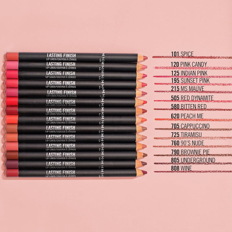 Rimmel Lasting Finish 8HR Lip Liner, Shade Cappuccino, 1.2 g Rimmel