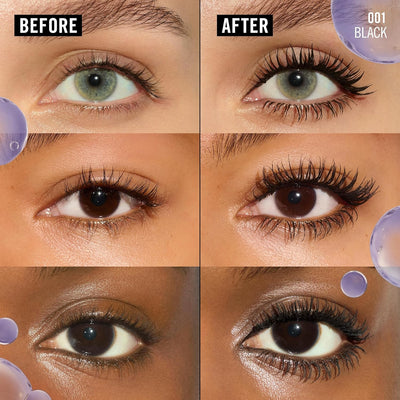 Rimmel Wonder'Bond Lash Filler + Hyaluronic Mascara, 001 Black, Bold Volume, Ultra Curved Brush Design, Long Lasting, Clump-Free, Smudge Proof, Comfortable All Day Wear, Cruelty Free, 11ml Rimmel