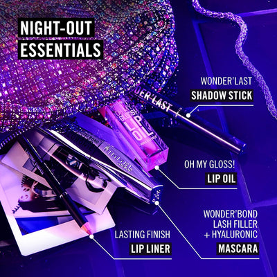 Rimmel Wonder'Bond Lash Filler + Hyaluronic Mascara, 001 Black, Bold Volume, Ultra Curved Brush Design, Long Lasting, Clump-Free, Smudge Proof, Comfortable All Day Wear, Cruelty Free, 11ml Rimmel