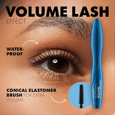 Catrice Glam & Doll Volume Mascara Waterproof Mascara Black Definition Extending Volume Long Lasting Matte Waterproof No Perfume Alcohol (10 ml) Greenwize