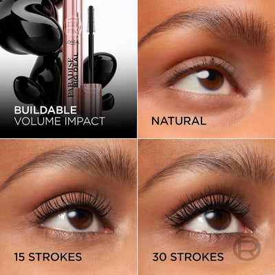L'Oréal Paris Mascara, Paradise Big Deal Lengthening and Volumising Mascara, For Buildable Lash Impact, No Clumping, Suitable for Sensitive Eyes and Contact Lens Wearers, Washable Black ‎L'Oreal Paris