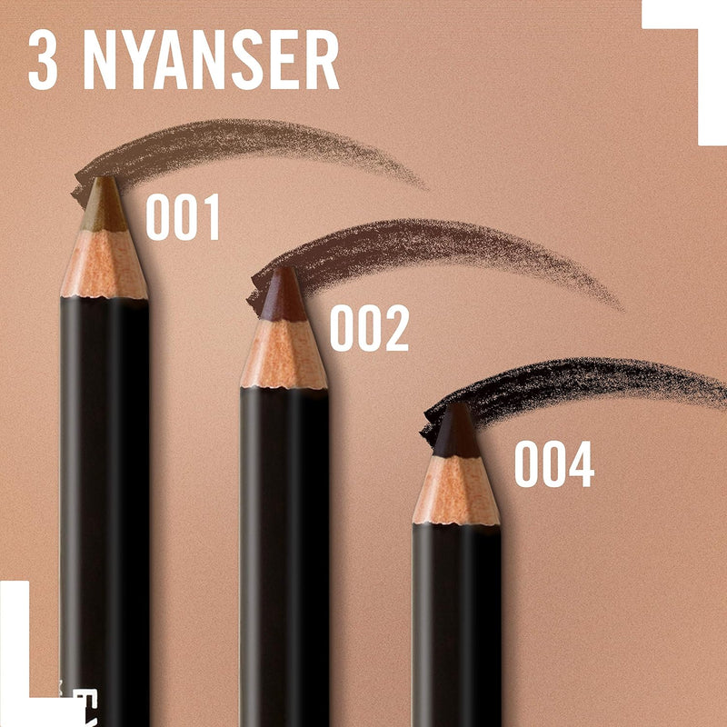 Rimmel Professional Eyebrow Pencil, Hazel, 1.4g (Pack of 1) Rimmel
