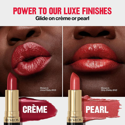 Revlon Super Lustrous Lipstick, High Impact Lipcolour With Moisturising Creamy Formula, Infused With Vitamin E And Avocado Oil In Nude / Brown, Bare Affair (044) Revlon