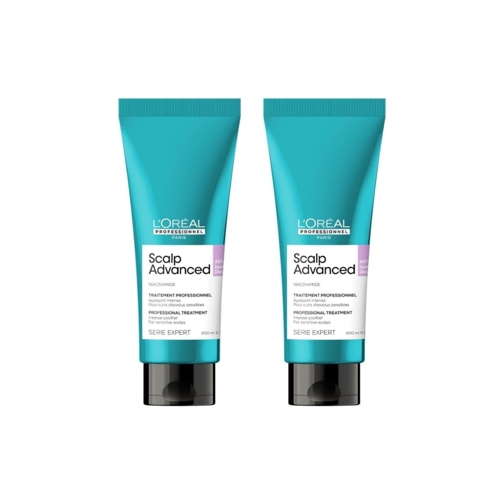L'Oréal Professionnel Scalp Advanced Anti-Discomfort Hair Treatment 200 ml (Pack of 2) LOreal Professionnel