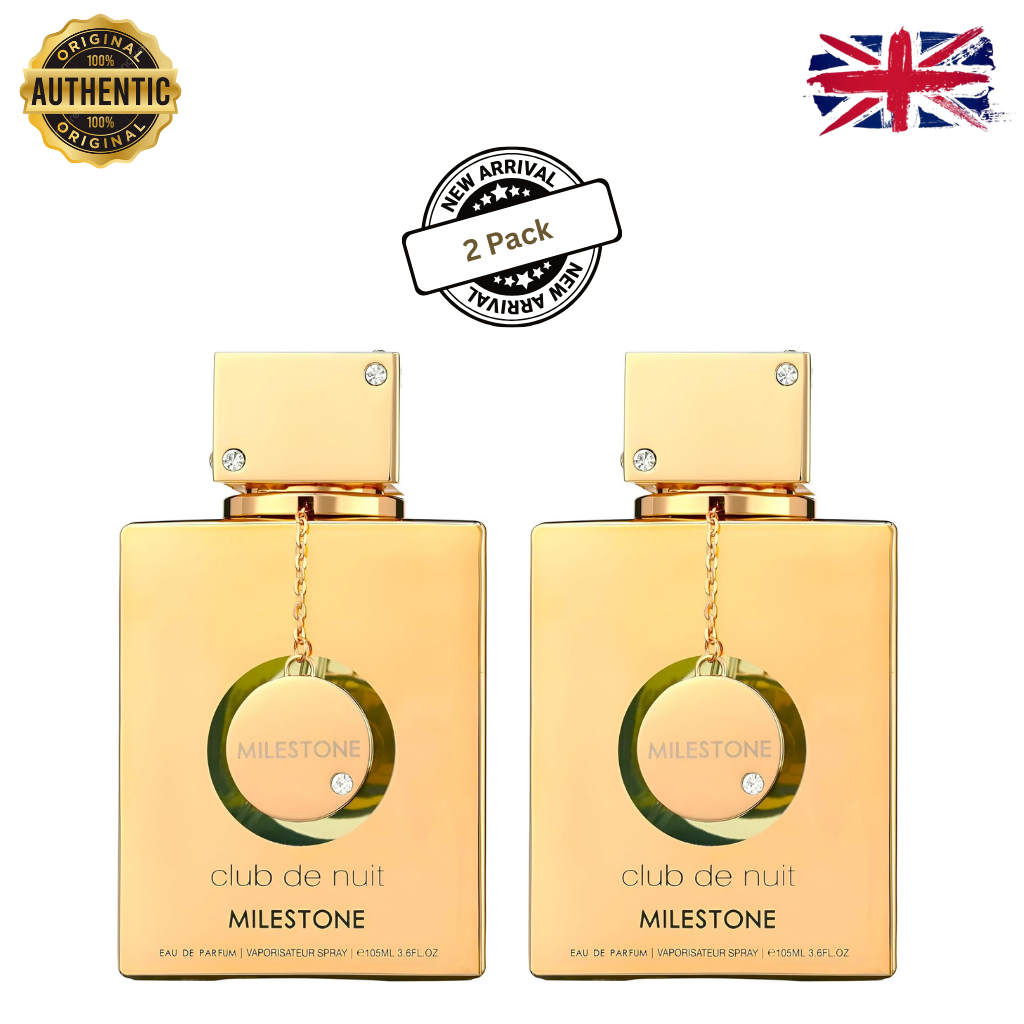 ARMAF Club De Nuit Milestone Eau De Parfum, 105 ml (Pack of 2) ARMAF