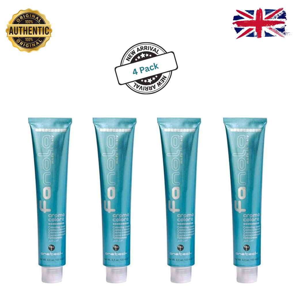 Fanola Cream Colore Colouring Cream Correctors Red Mixton 100 ml (Pack of 4) Fanola