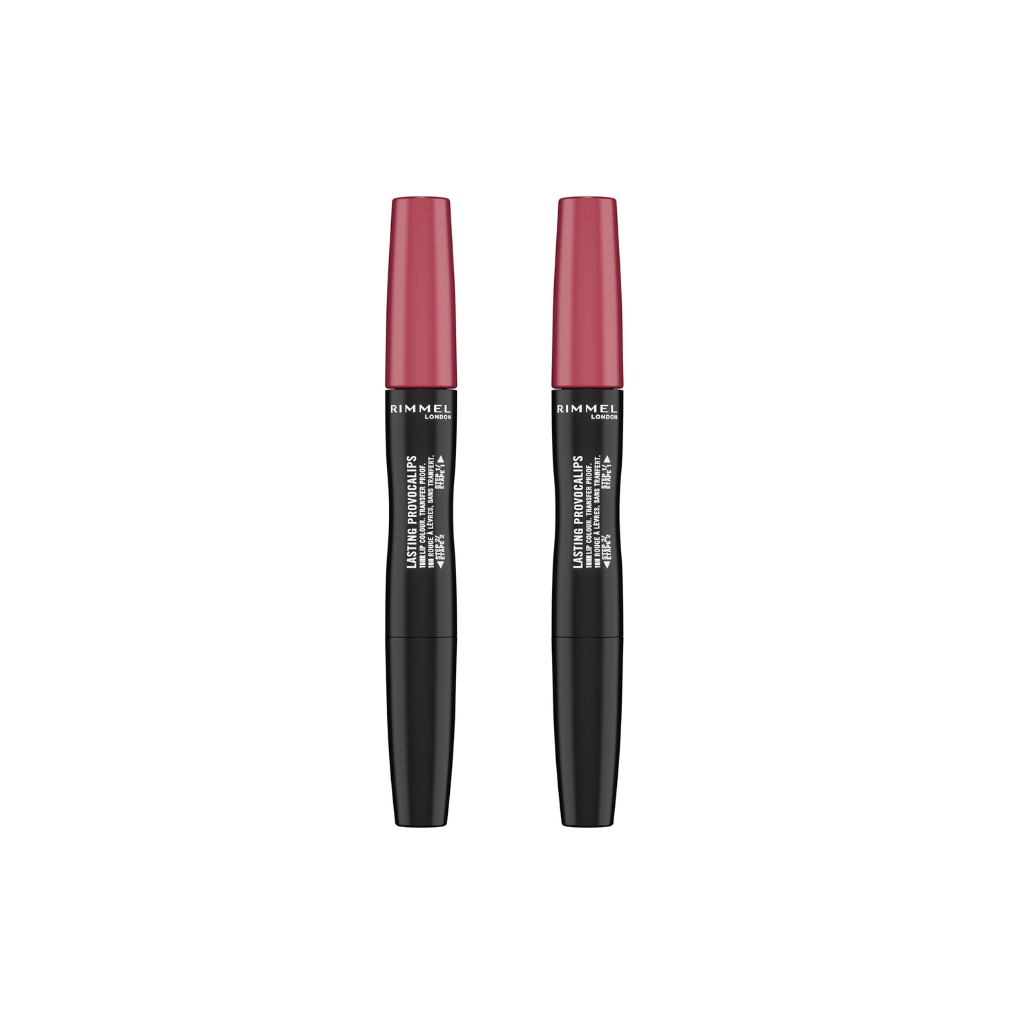 Rimmel Lasting Provocalips Liquid Lipstick Grin & Bare It (Pack of 2) Rimmel