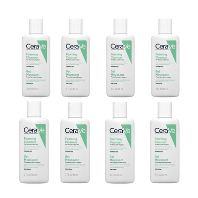 CeraVe Travel Size Foaming Cleanser for Oily Skin 88ml ( Pack of 8) CeraVe